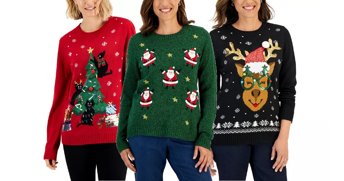 Women's Holiday Sweaters ONLY 19.99 (Reg 50) Daily Deals & Coupons