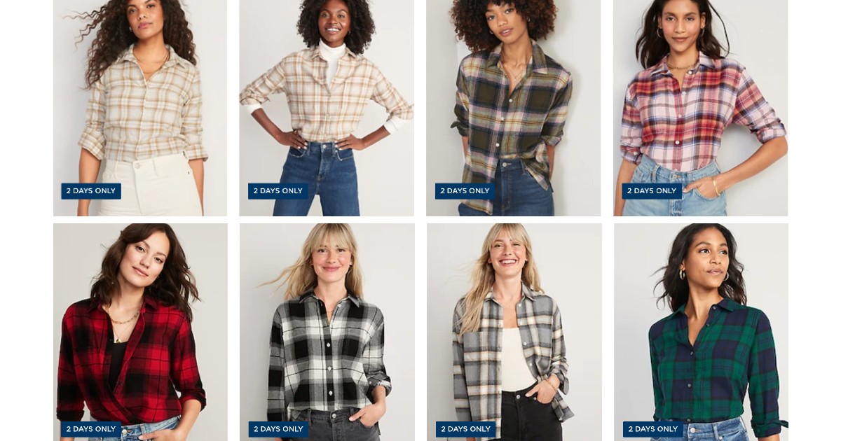 Women’s Flannel Shirts