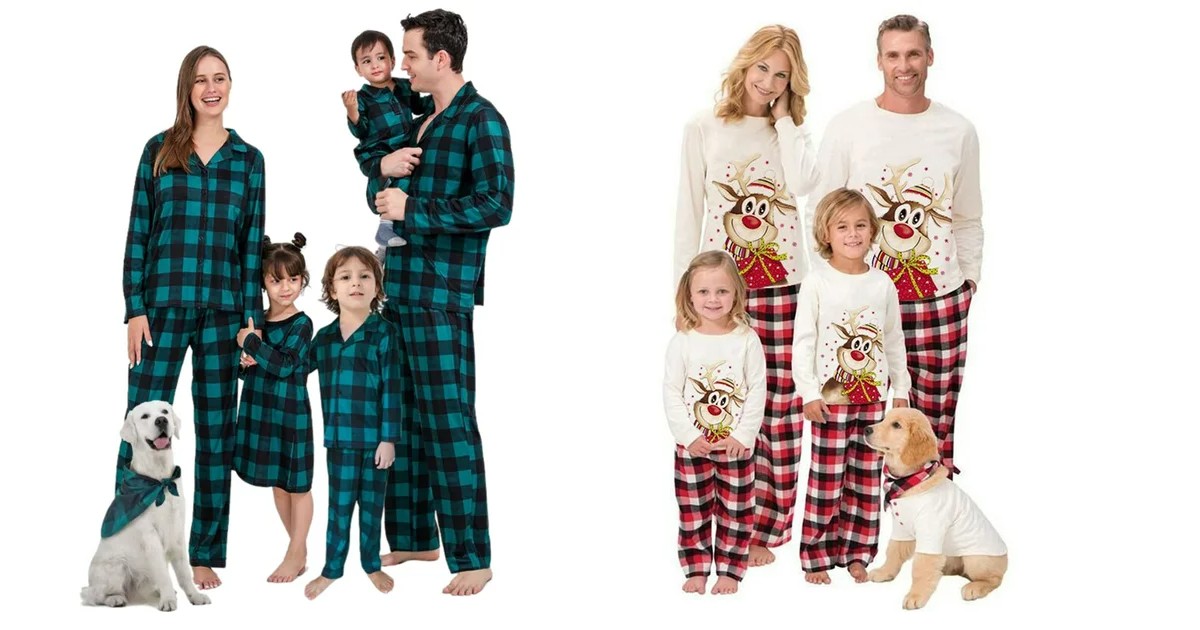 Matching Christmas Pajamas at Walmart