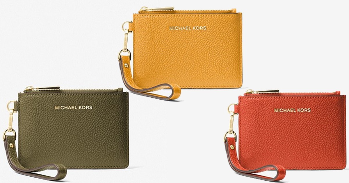 Michael Kors Leather Coin Purse ONLY 46.80 (Reg 78) Daily Deals