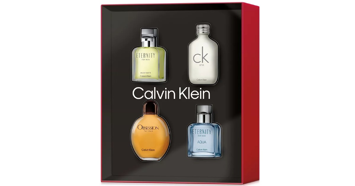 Calvin Klein 4Piece Cologne Gift Set ONLY 25 (Reg 83) Daily Deals