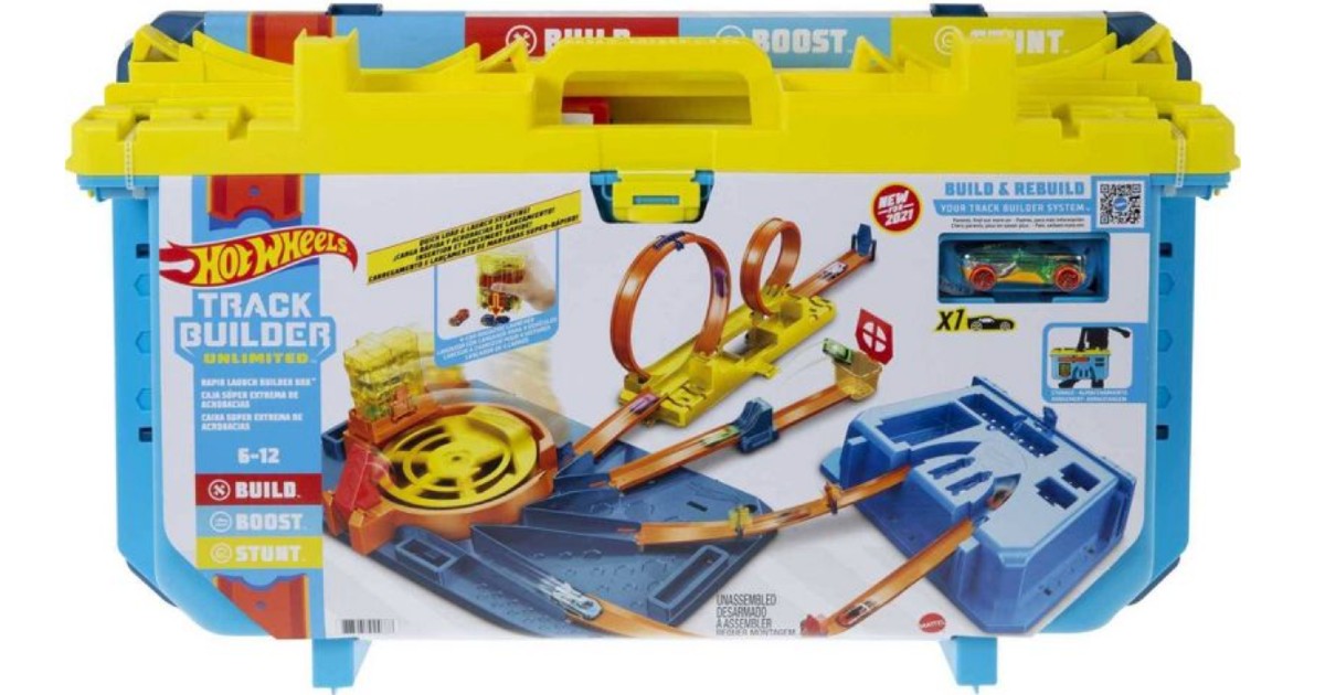 Hot Wheels Track Builder Set ONLY 14.75 (Reg 35) Deals & Coupons