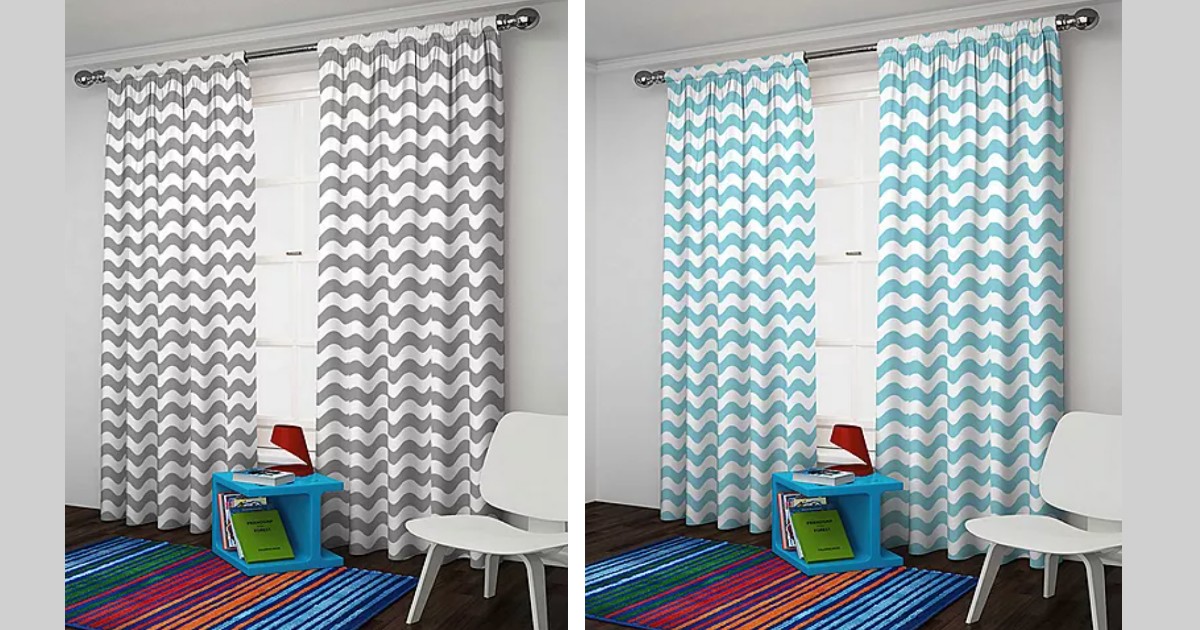 Blackout Rod Pocket Single Curtain Panel ONLY 9.99 (Reg 60) Daily