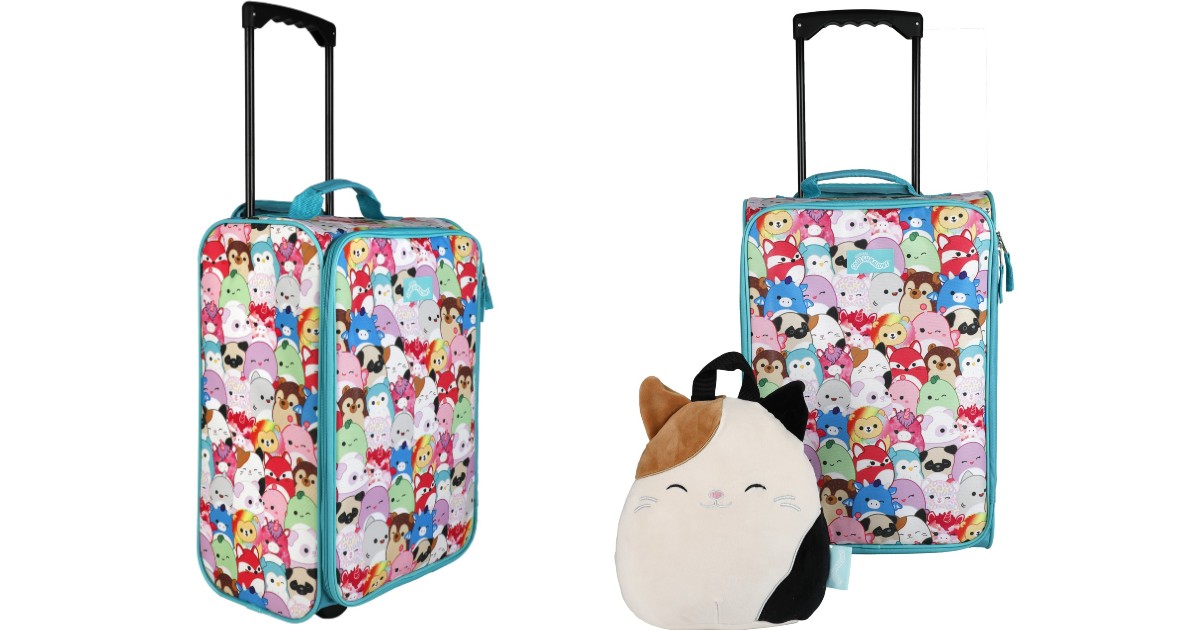 Squishmallows Cameron Cat 2-Piece Travel Set