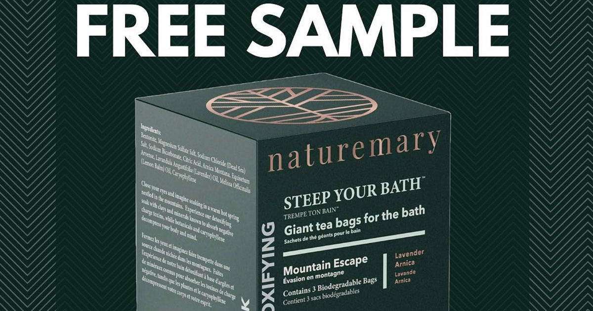 FREE Nature Mary’s Bath Teas Sample