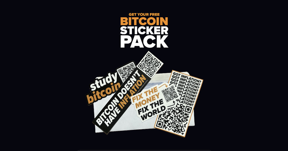 FREE Bitcoin Sticker
