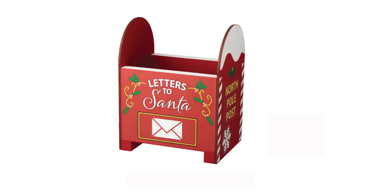 Free Santa Letters Mailbox from Home Depot Free Product Samples