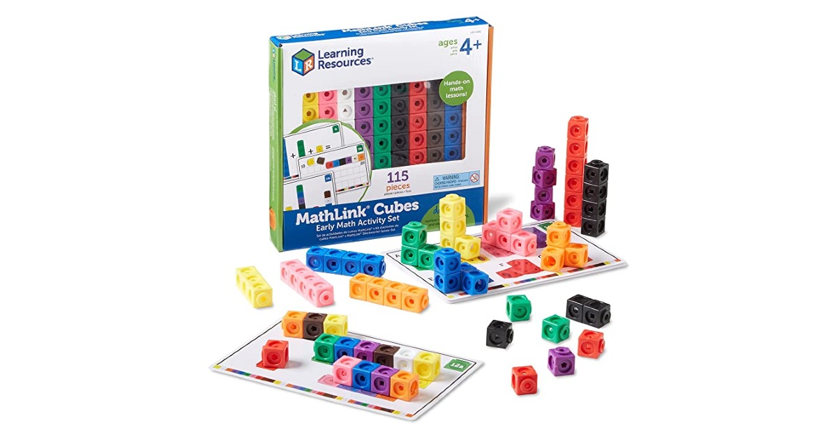 Learning Resources MathLink Cubes at Amazon