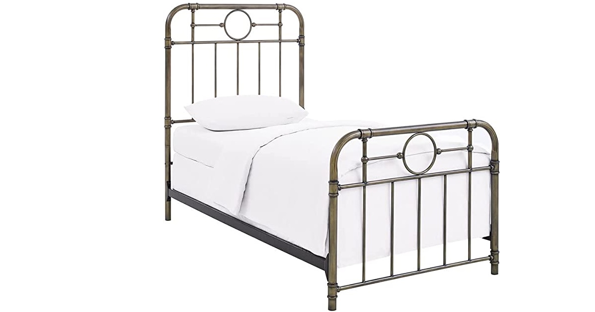 Walker Edison Adelia Platform Twin Bed ONLY 59.99 (Reg. 495) Daily