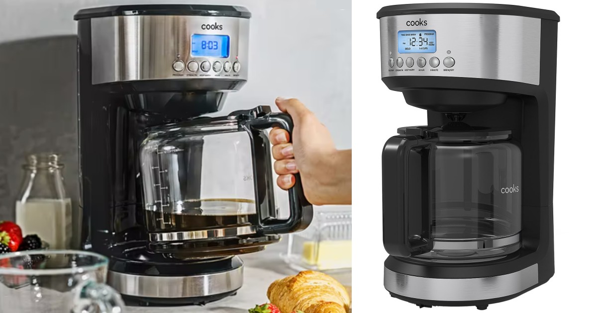 Cooks 12Cup Coffee Maker ONLY 17.99 (Reg 70) Daily Deals & Coupons