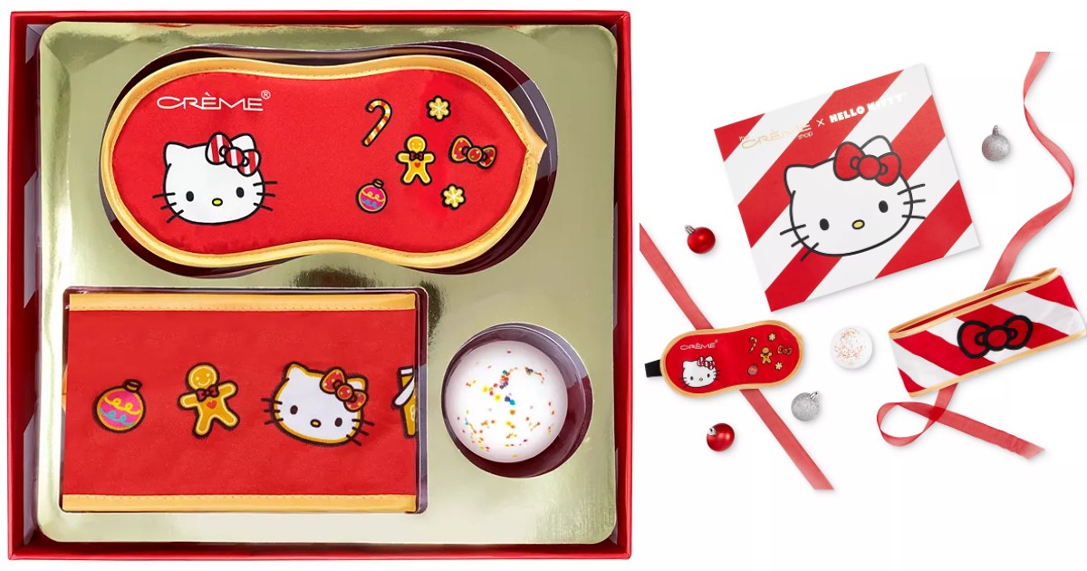 Hello Kitty 3-Piece Spa Set