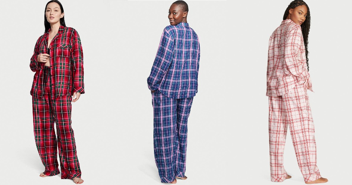 Victoria’s Secret Flannel Pajama Sets ONLY 29.97 (Reg 60) Daily