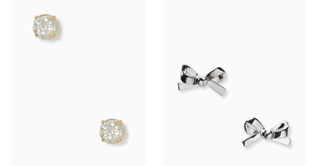 Kate Spade Earrings as low as 9.60 (Reg. 39) Free Shipping Daily