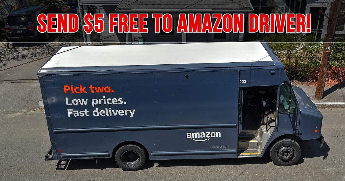 amazon free delivery driver money