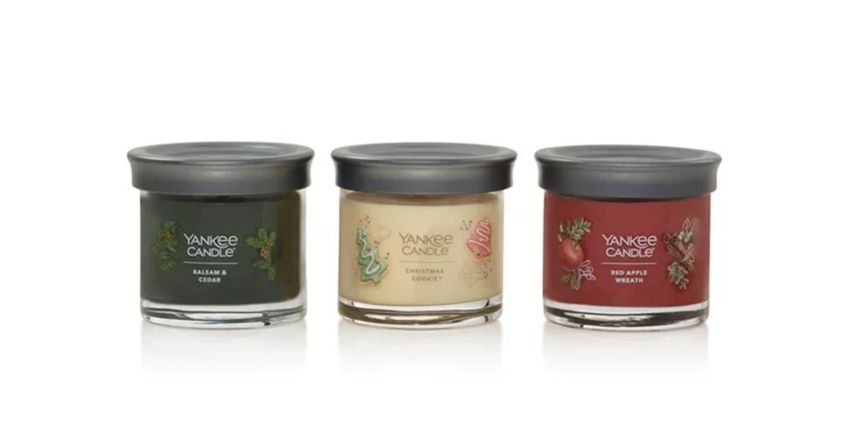Yankee Candle 3-Pack Gift Set.