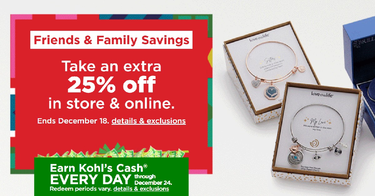 Kohl's 60 Off + Last Chance to Order in Time for Christmas Daily