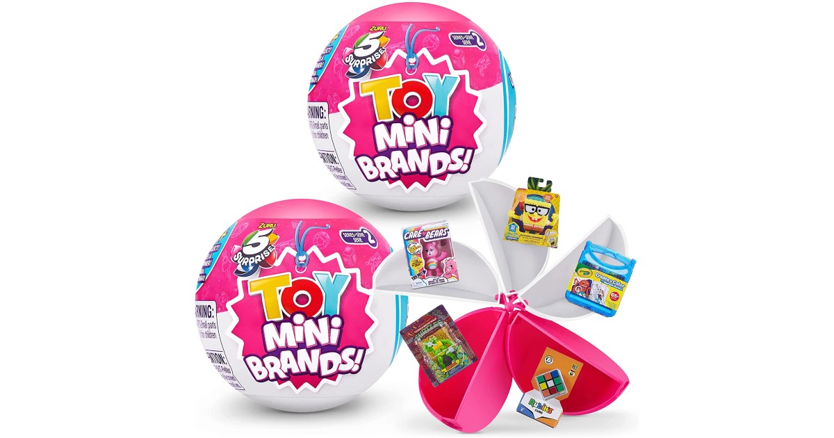 5 Surprise Toy Mini Brands 2-Pack at Amazon