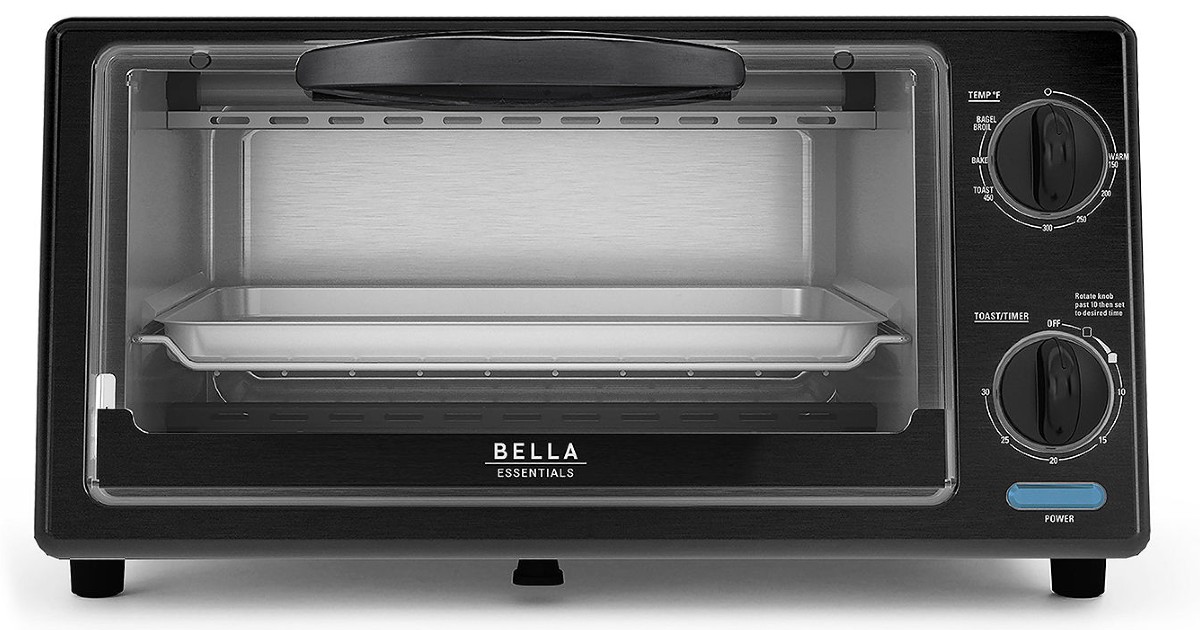 Bella 4 Slice Toaster Oven ONLY 17.99 (Reg 45) Daily Deals & Coupons