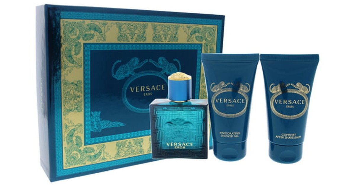 Versace Eros Cologne Gift Set for Men