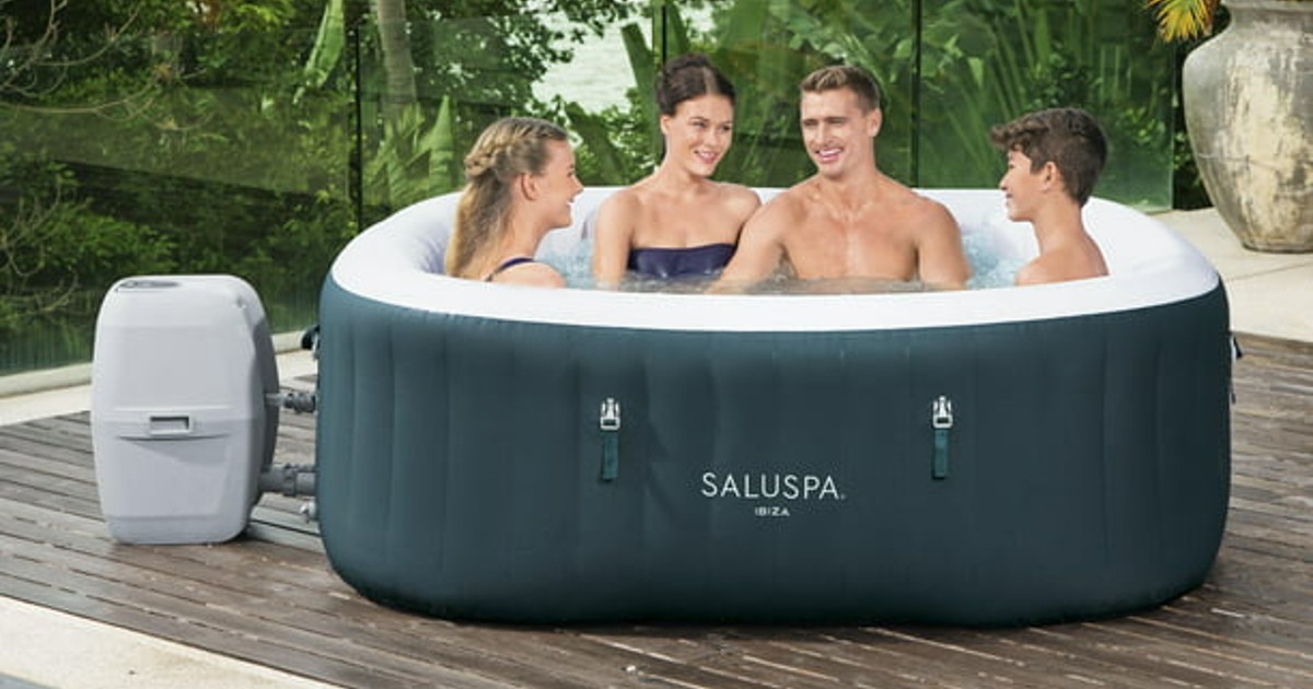 SaluSpa AirJet Inflatable Hot Tub at Walmart