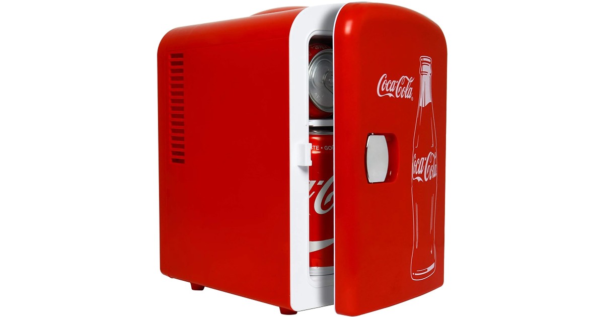 Coca-Cola 6-Can Mini Fridge