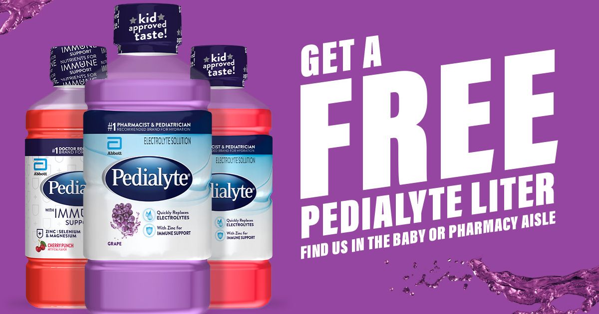 FREE Bottle of Pedialyte at Wa...