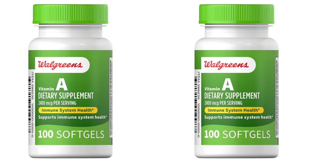 Vitamin A Tablets at Walgreens