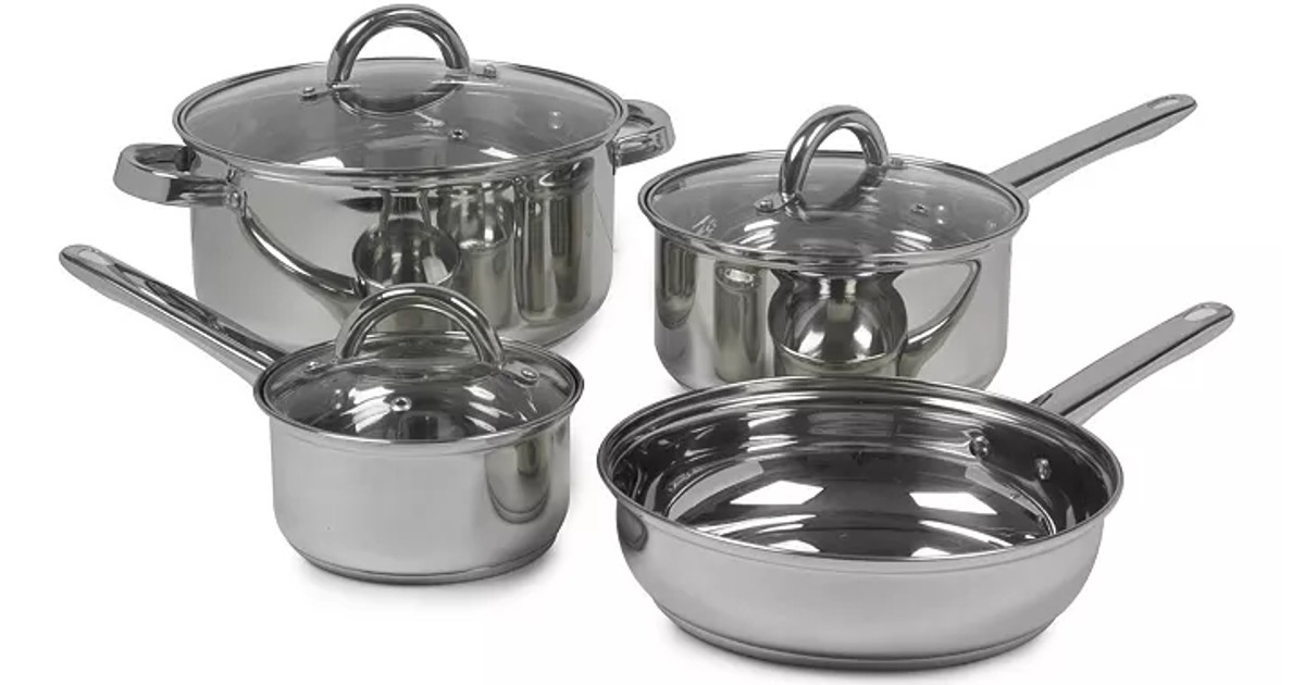Sedona 7-Pc Stainless Steel Cookware Set