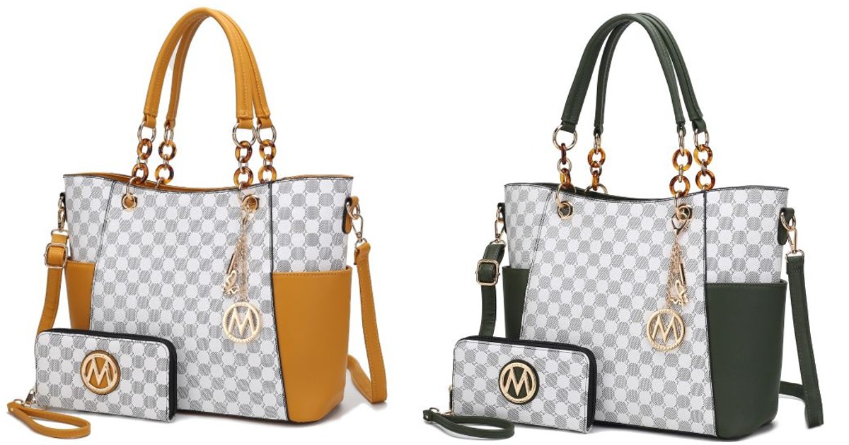 MKF Collection Merlina Tote & Wallet Set