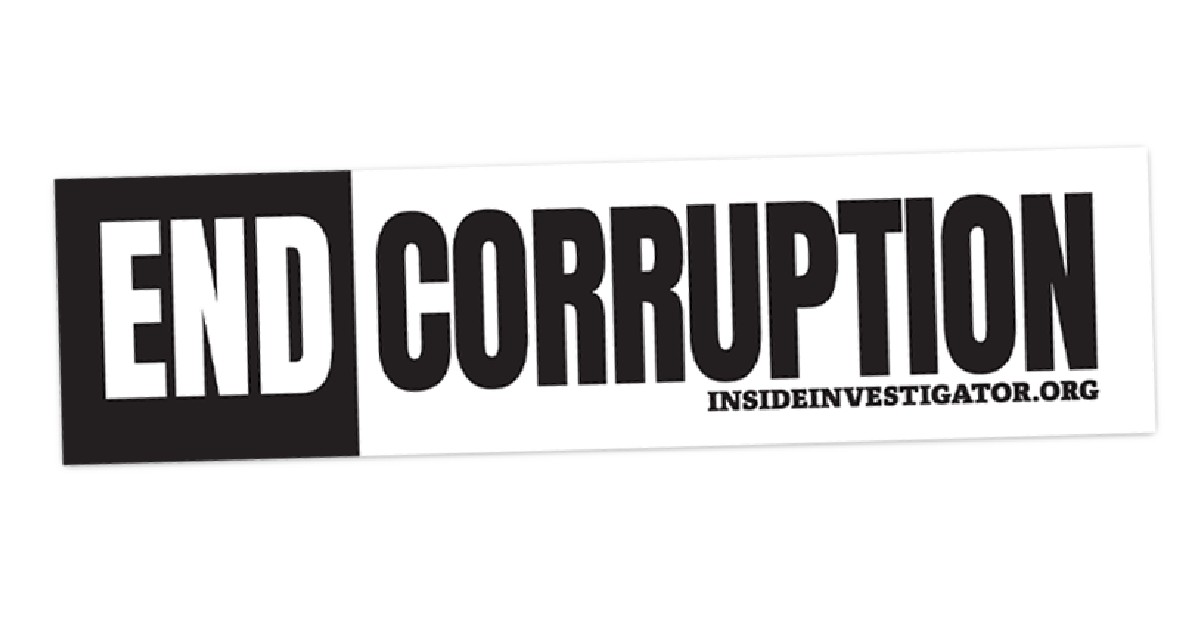 FREE End Corruption Sticker