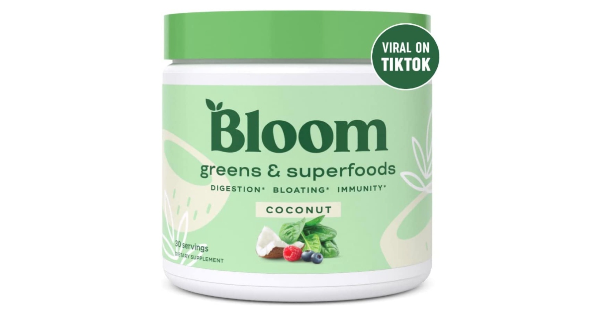 Bloom Nutrition Superfood ONLY 24 (Reg. 40) Daily Deals & Coupons