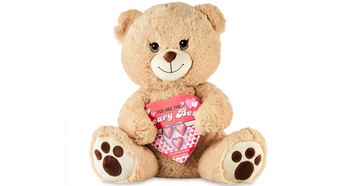 Valentine's Day Plush Bear Gift Set at Walmart