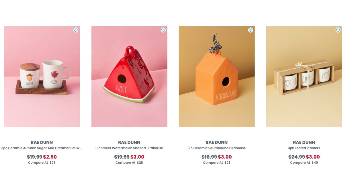 HomeGoods Clearance Sale, Rae Dunn from 2.50 + Free Shipping Daily