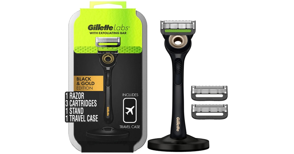 Gillette Razor Gold Edition Kit at Amazon