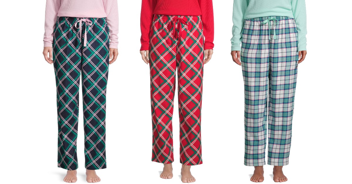 Sleep Chic Women’s Flannel Pajama Pants