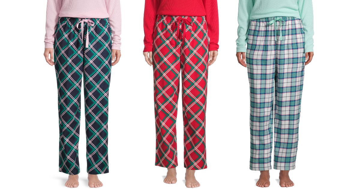 Sleep Chic Women's Flannel Pajama Pants
