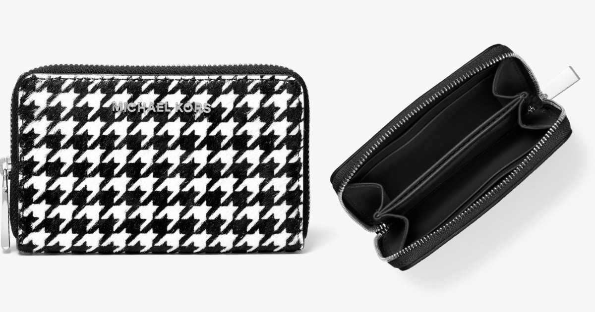 Michael Kors Small Houndstooth Wallet
