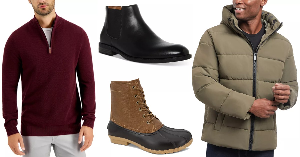 Flash Sale 5070 Off Men's Clothing, Shoes and More at Macy's Daily Deals & Coupons