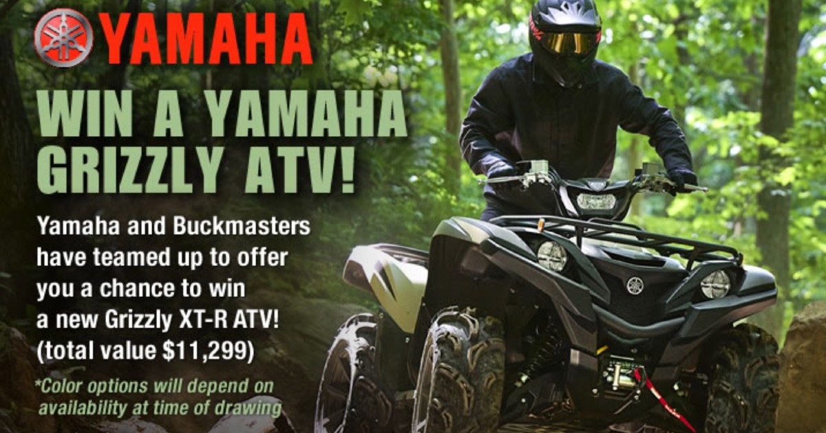 Win a Grizzly ATV Worth Over $11,000 - ends Jan 15, 2024