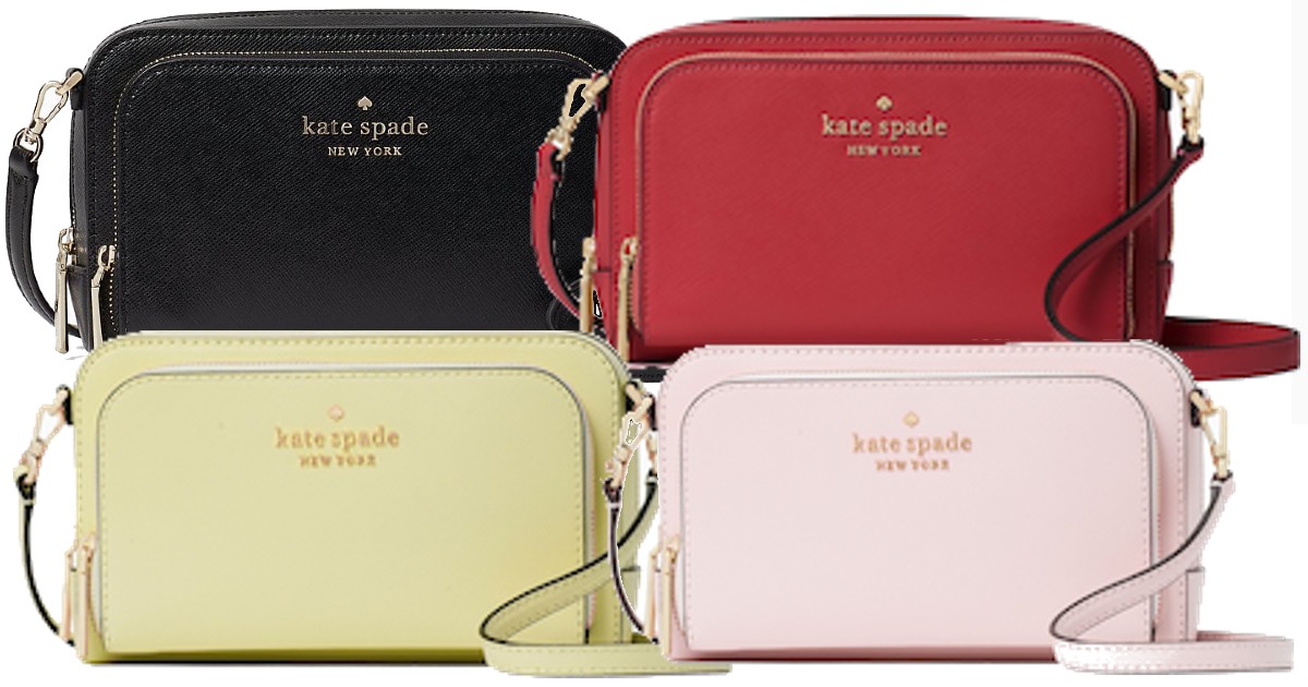 Kate Spade Staci Dual Zip-around Crossbody only $59 (Reg. $259) + Free  Shipping!
