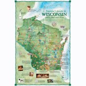 Wisconsin Cheese, Beer and Wine Map