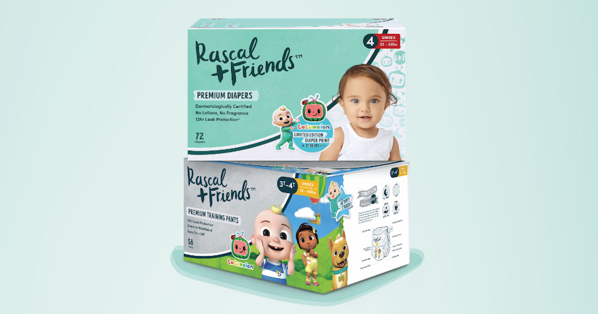 Free Rascal + Friends CoComelon Diaper or Training Pants Sample - Free  Product Samples