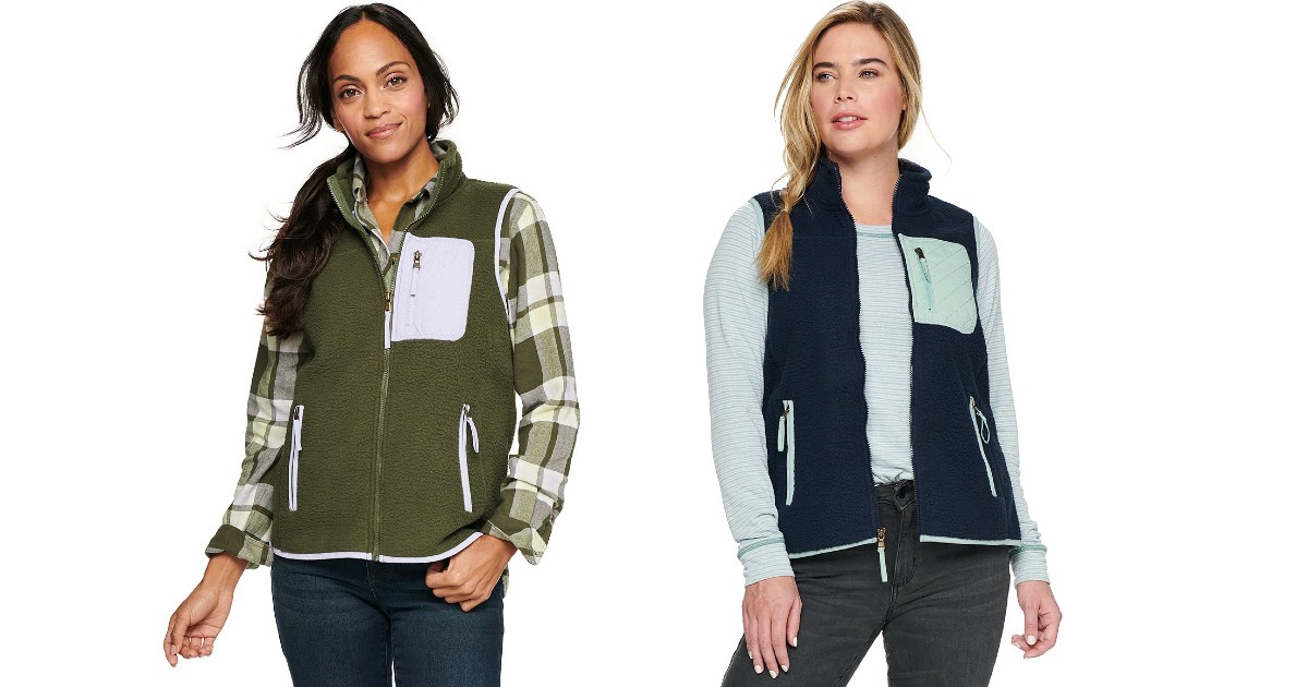 Sonoma Goods For Life Sherpa Vest ONLY 8.50 (Reg 40) Daily Deals