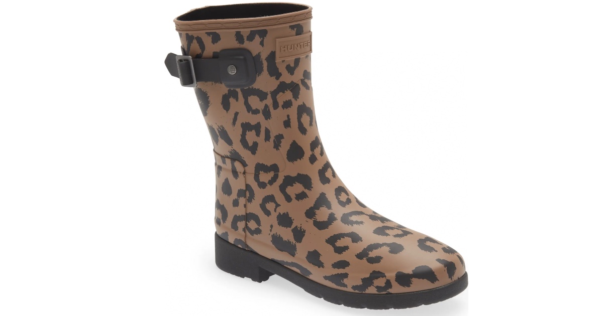 Hunter Leopard Rain Boots ONLY...