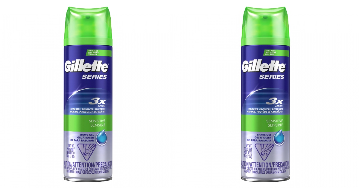 Gillette Shave Gel ONLY $0.99.