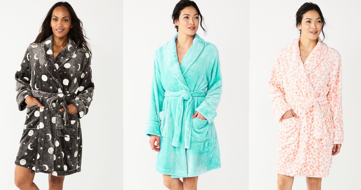 Sonoma Women’s Plush Robes ONLY 12 (Reg 48) Daily Deals & Coupons