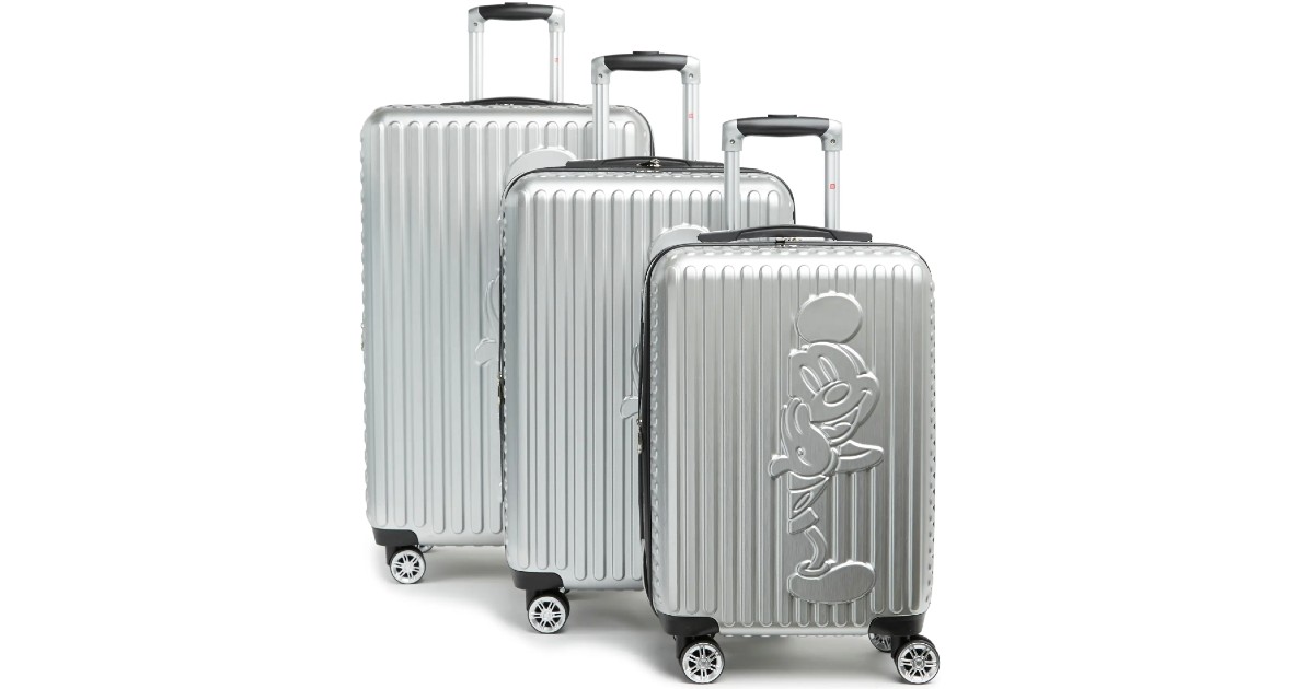 Disney 3Piece Luggage Set ONLY 299.97 (Reg 960) Daily Deals & Coupons