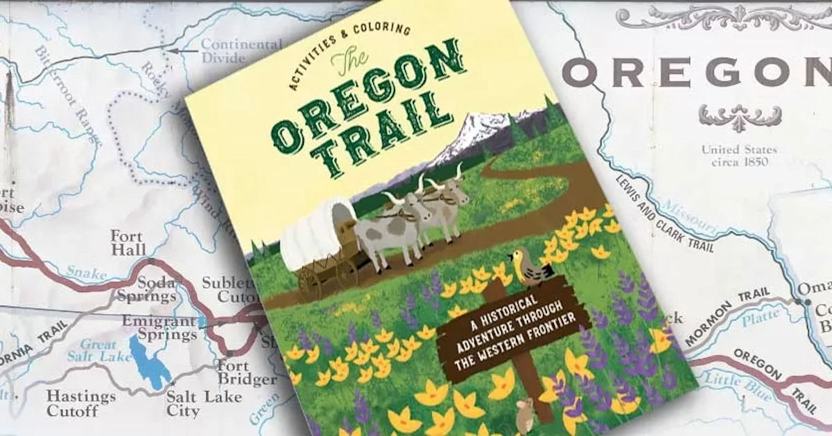 FREE Oregon Trail Activity & Coloring Book