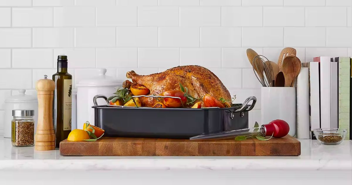 Cooks Aluminum Roasting Pan with Rack at JCP