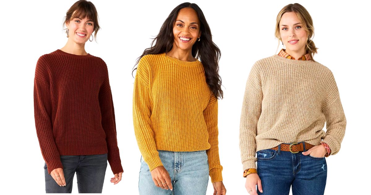 Sonoma Women’s Textured Sweater at Kohl's